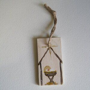 Hand painted Christmas ornament